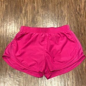 Nike pink running shorts